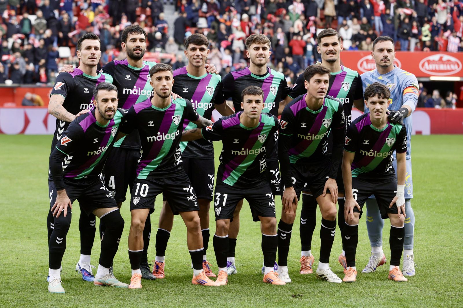 El Sporting-Málaga CF, en fotos