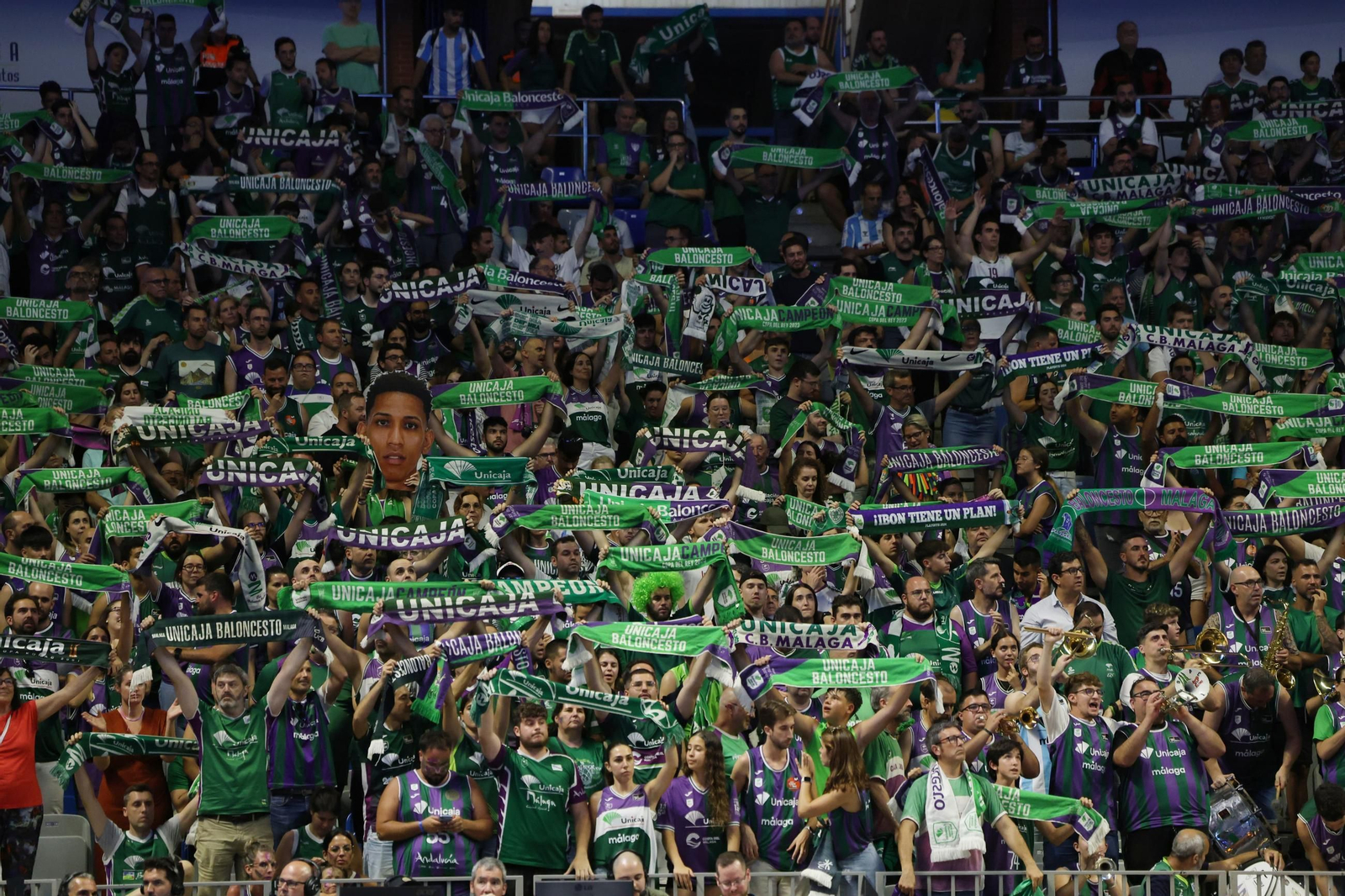 El Unicaja-Real Madrid, en fotos