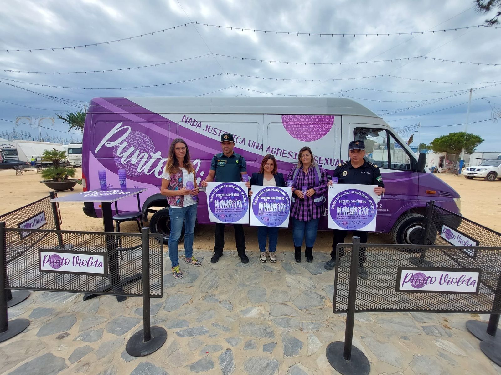 La concejala de Mujer presentó el punto violeta que estará activo desde este jueves.