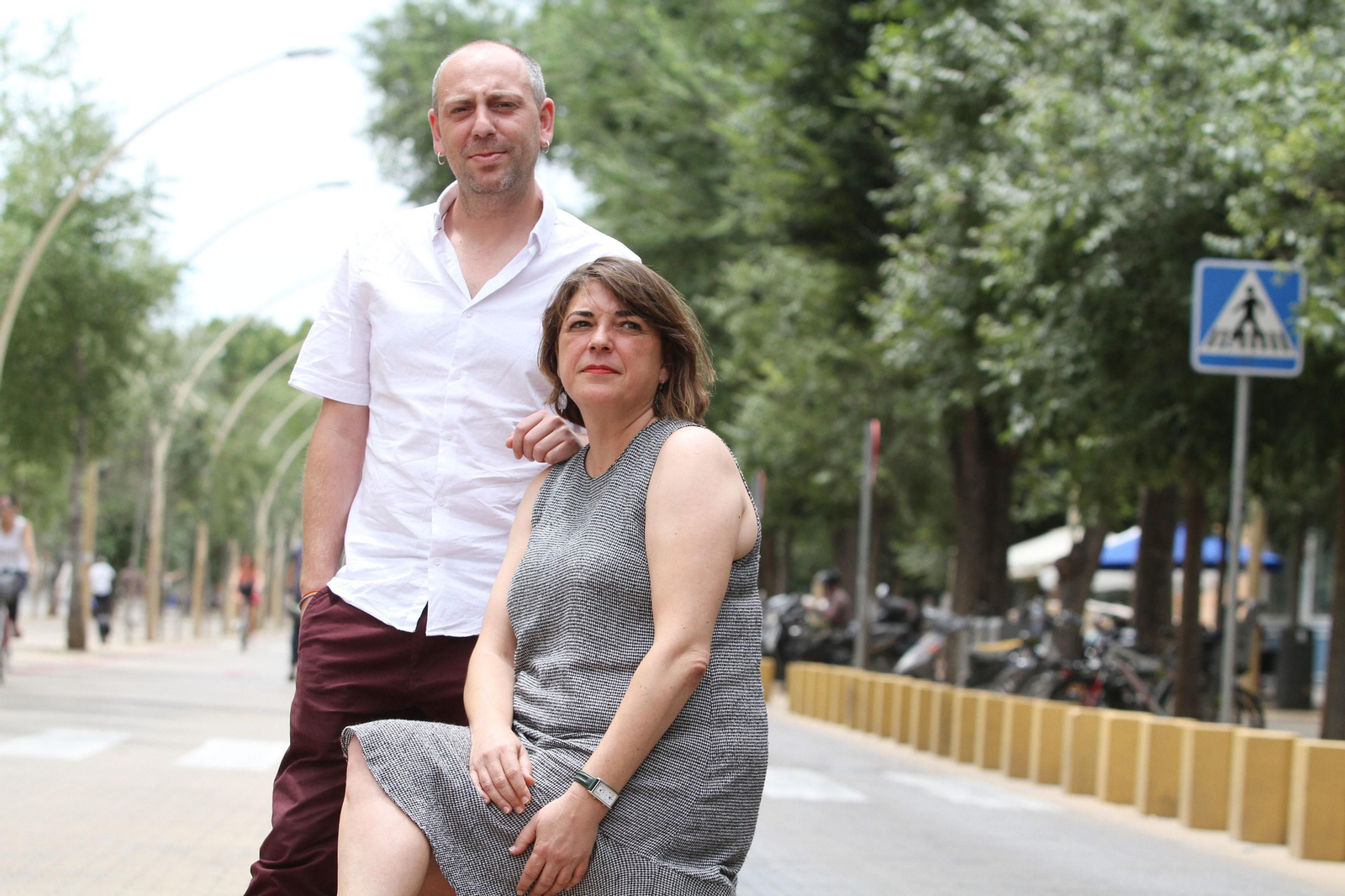 Ernesto Alba y Elena Cortés, en Sevilla.