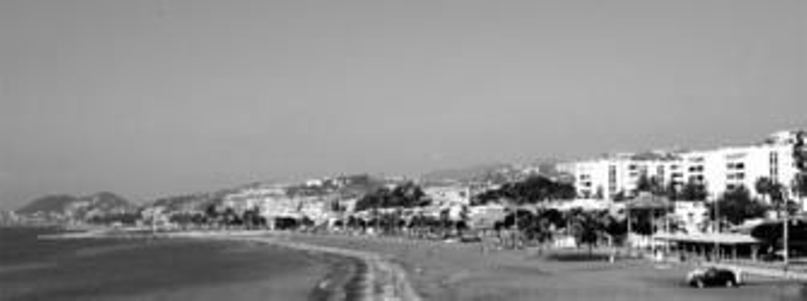 Vista del frente litoral de Málaga ocupado por las viviendas de El Palo y Pedregalejo.