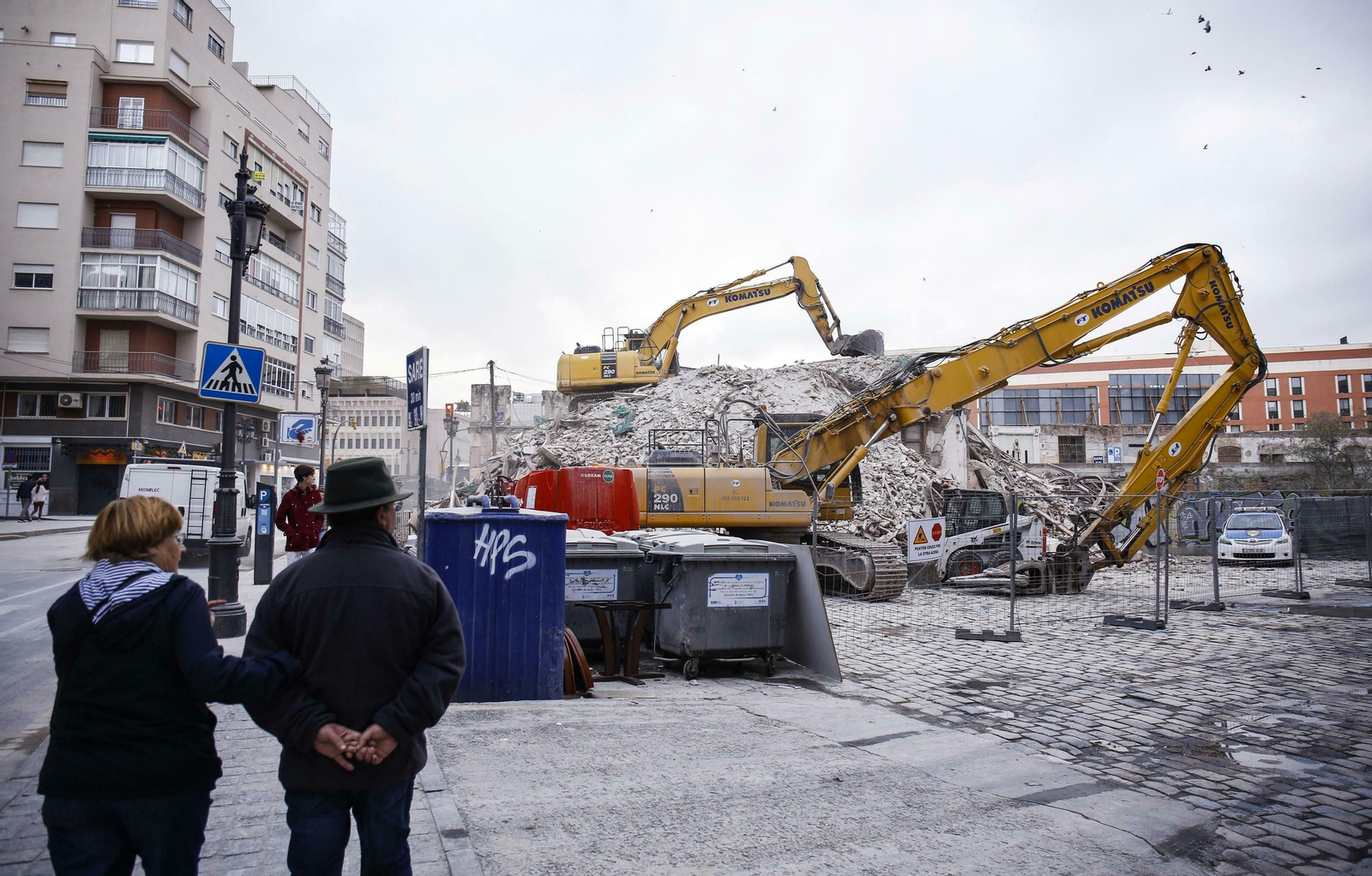 Las fotos de la demolición de La Mundial