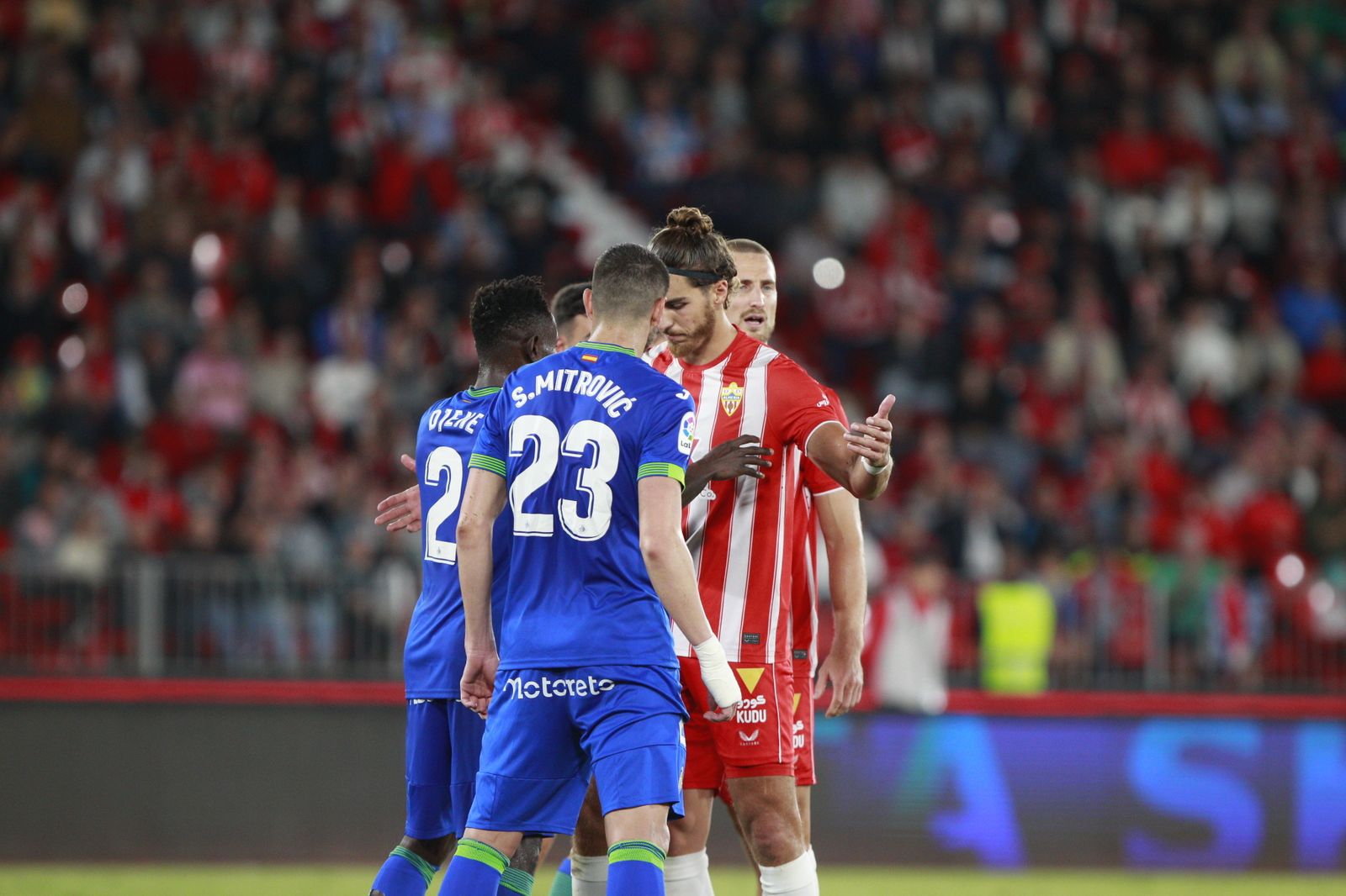 Imágenes del partido de fútbol U.D. Almería-Getafe C.F.