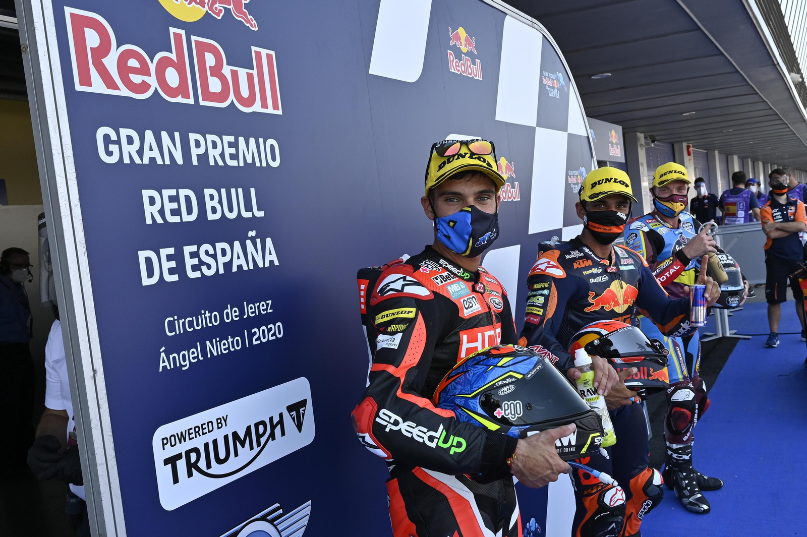 Jorge Martín (d) y Jorge Navarro (i), los más rápidos en Moto2.