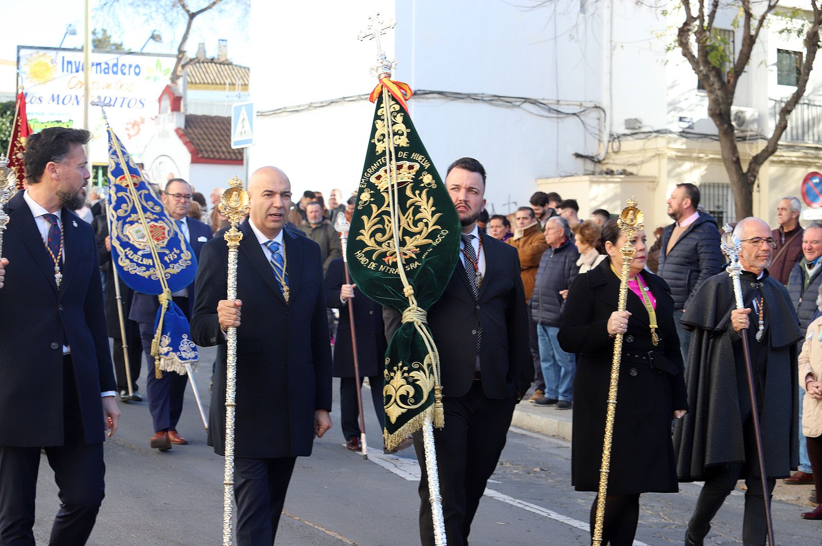 Imágenes de la procesión de San Sebastián en Huelva