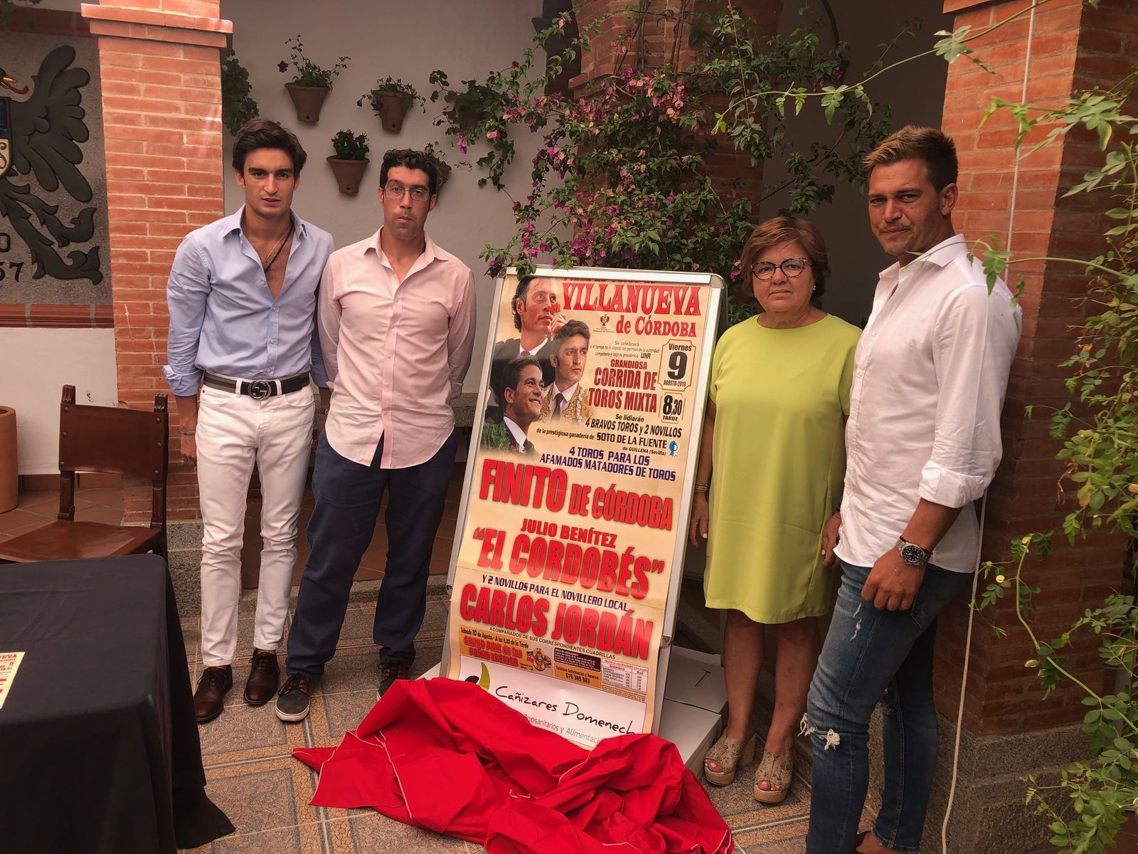 Presentación del cartel en Villanueva de Córdoba