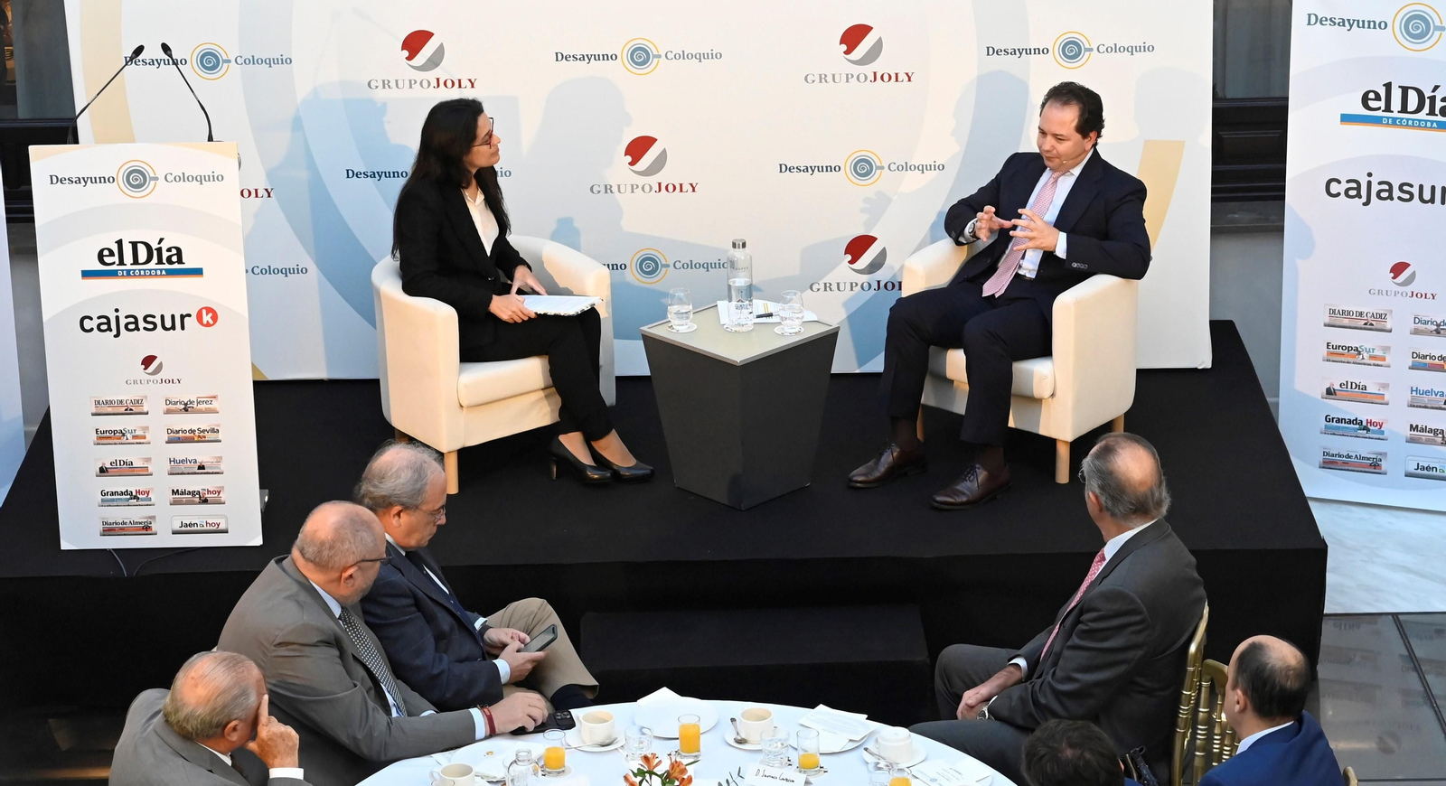 El desayuno coloquio de 'El Día de Córdoba' con Miguel Ángel Tamarit, en imágenes