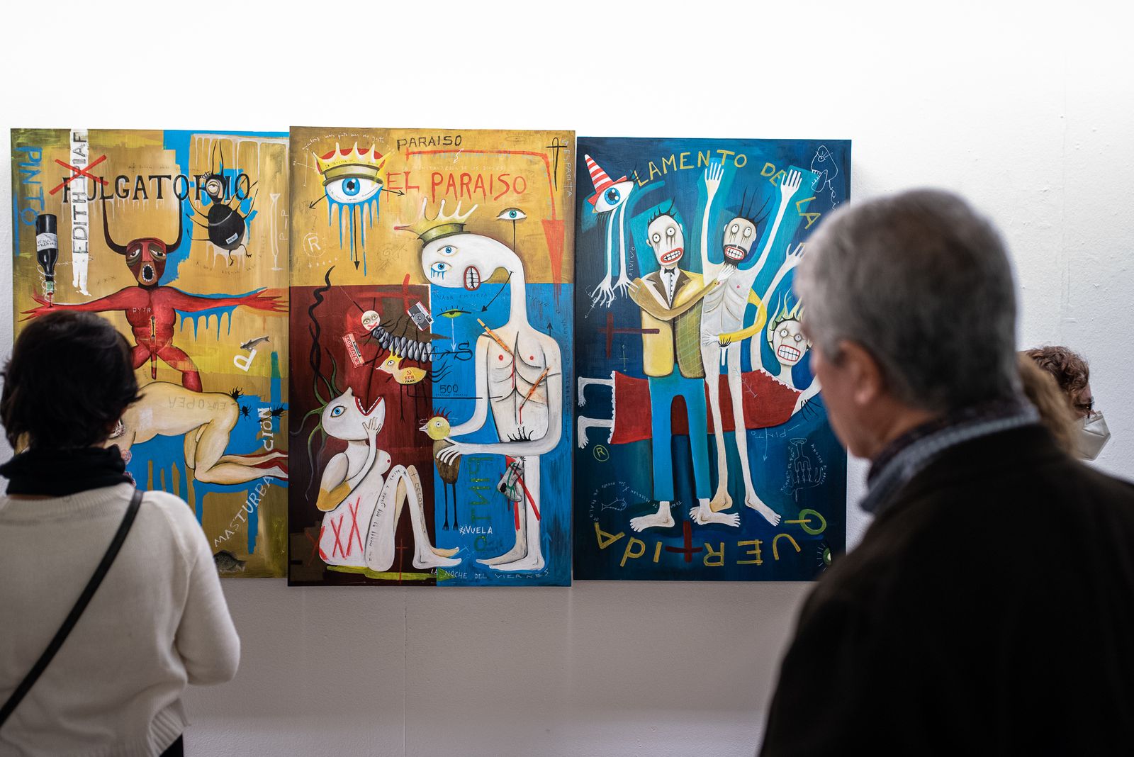 Imágenes de la inauguración de la muestra de Grafistas Onubenses