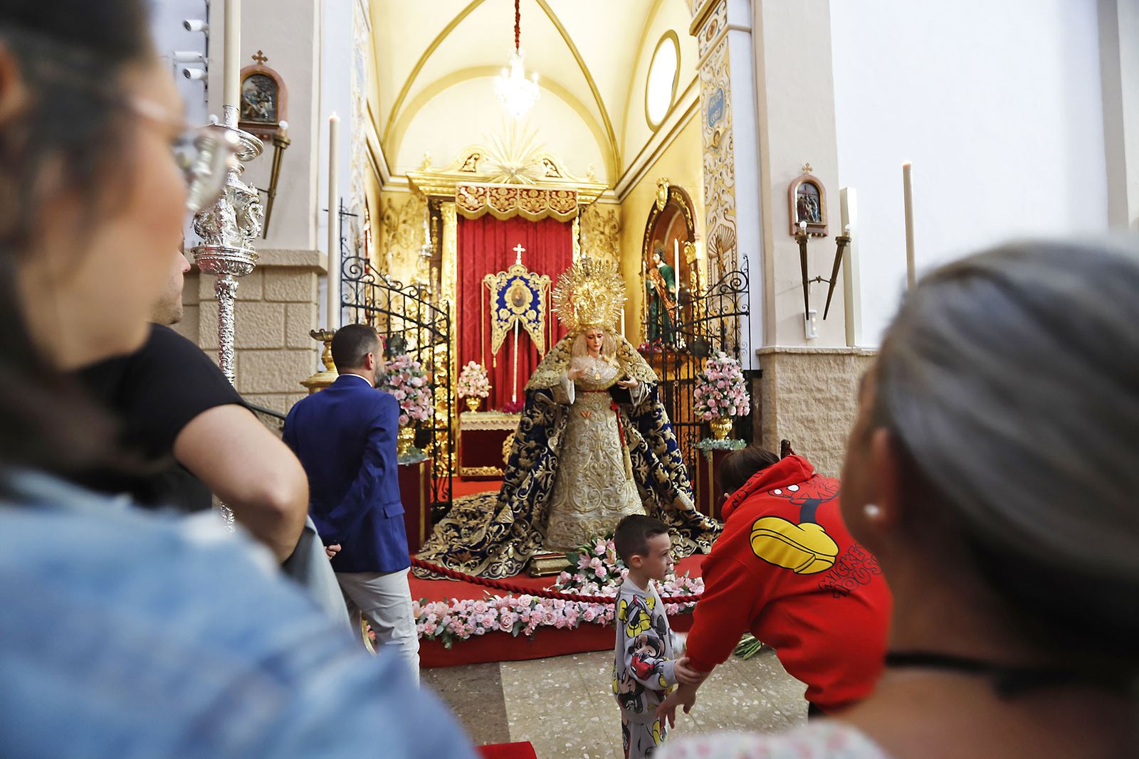 La Virgen de La Victoria regresa a la Parroquia del Sagrado Corazón de Jesús