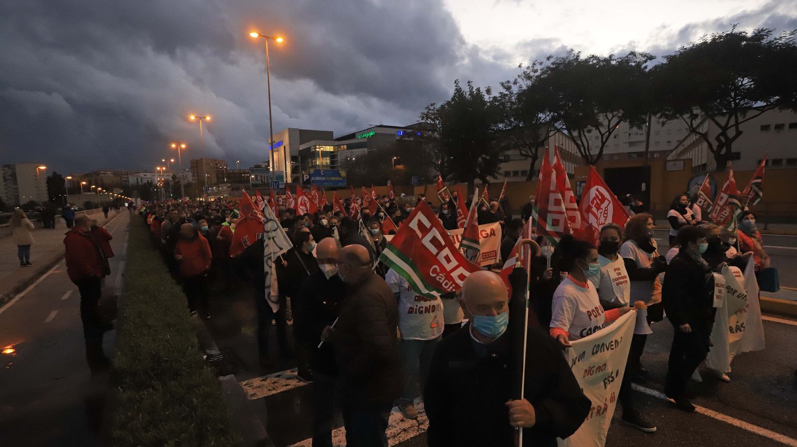 Fotos de la manifestación del metal en Algeciras