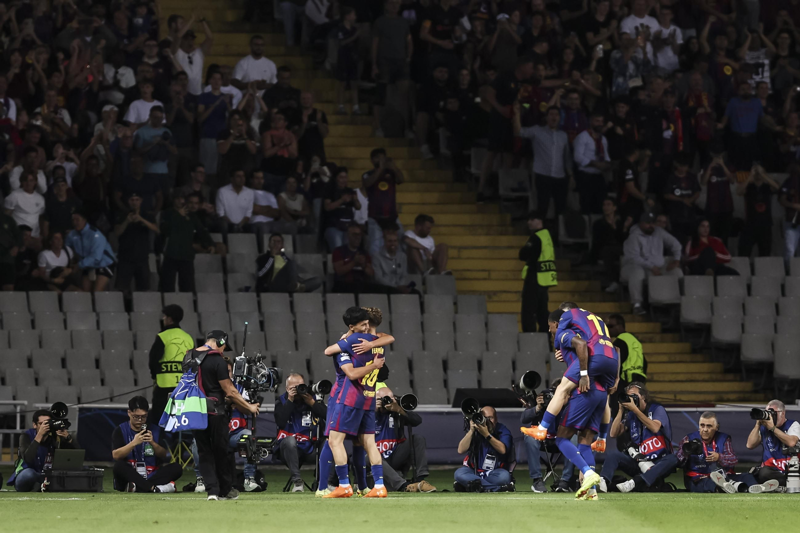 Las fotos del Barcelona-Olympiacos