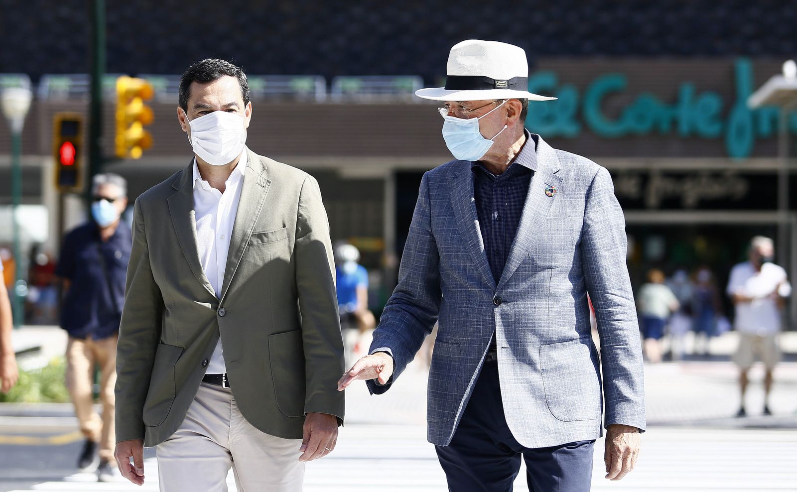 Fotos de la reinauguración de la avenida de Andalucía de Málaga, libre de obras 10 años después