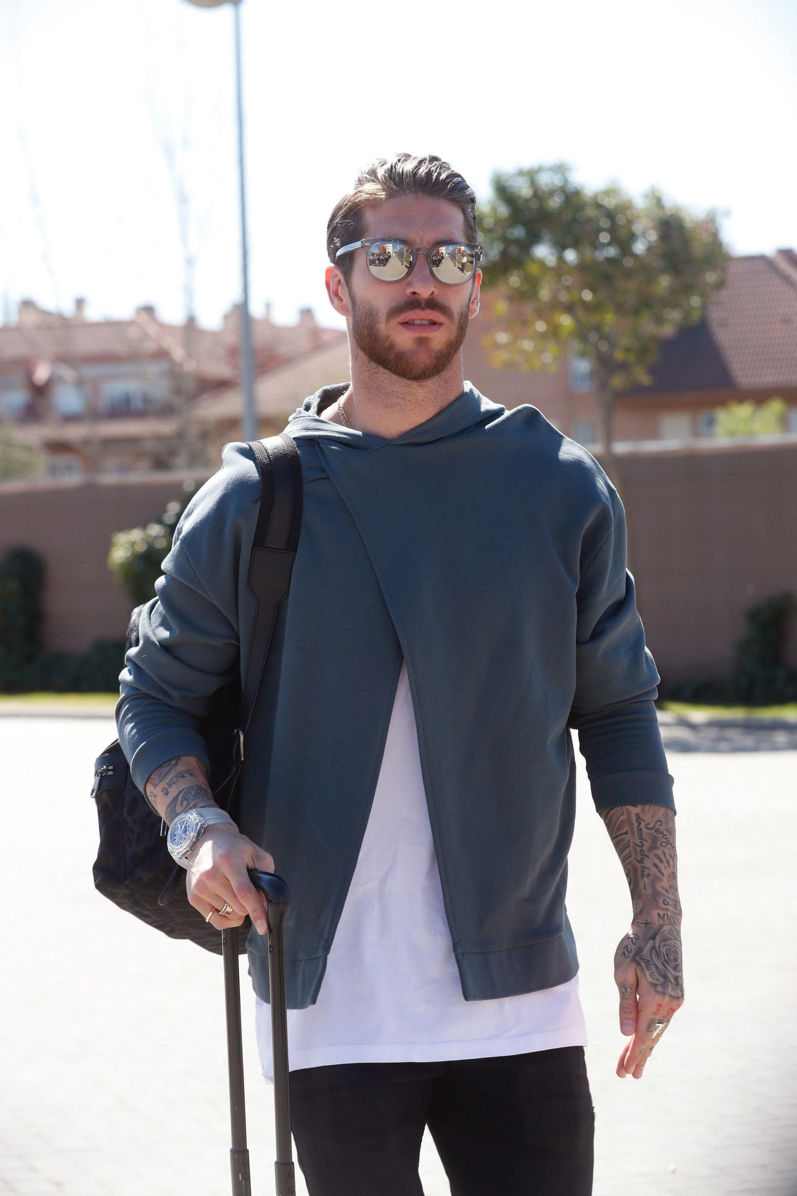 Sergio Ramos, ayer en Las Rozas.