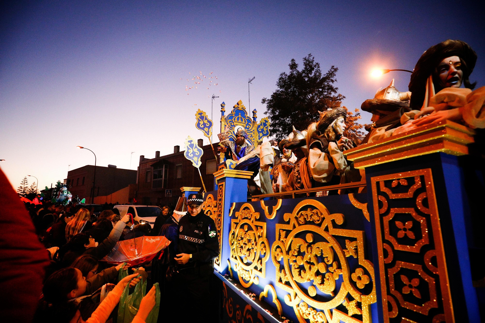 Las imágenes de los Magos de Oriente en San Fernando
