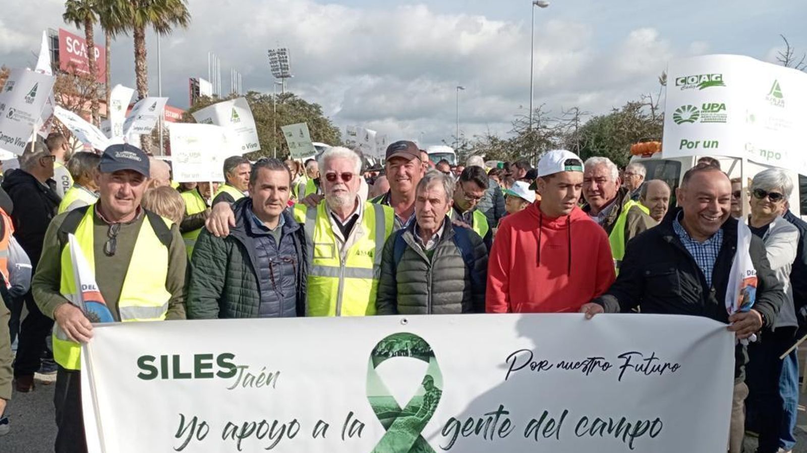 Agricultores jiennenses en Cádiz.