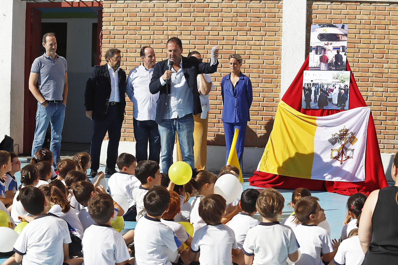 La Asociación de Antiguos Alumnos Maristas Huelva, Ademar, realiza un acto conmemorativo sobre la visita de Juan Pablo II