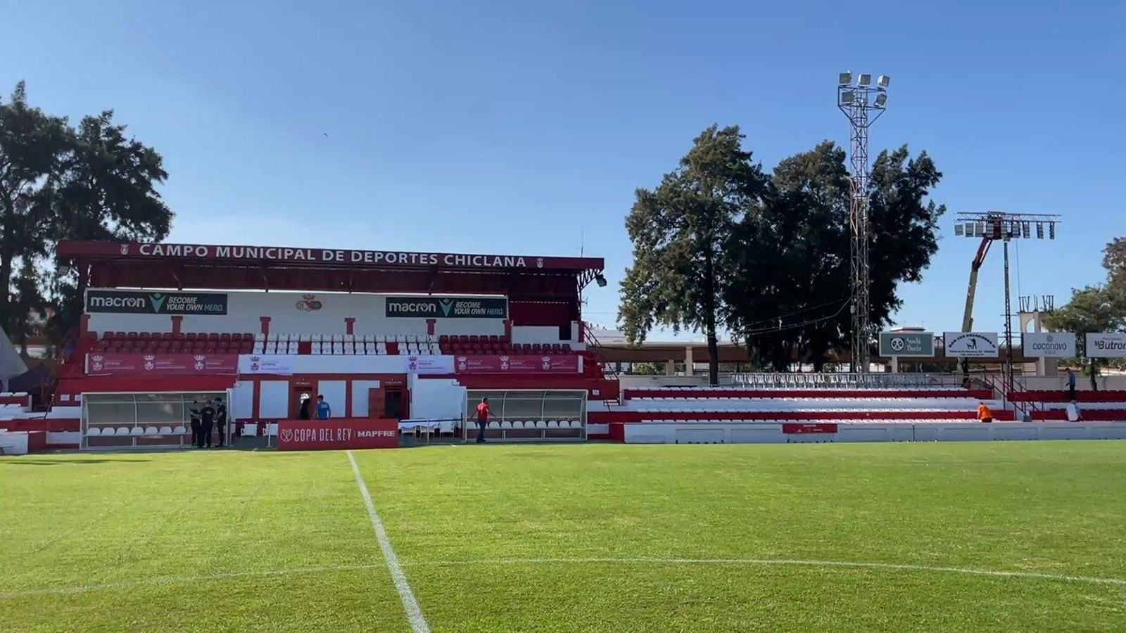Imagen del Campo Municipal de Chiclana, que acogerá el tercer 'bolo'.