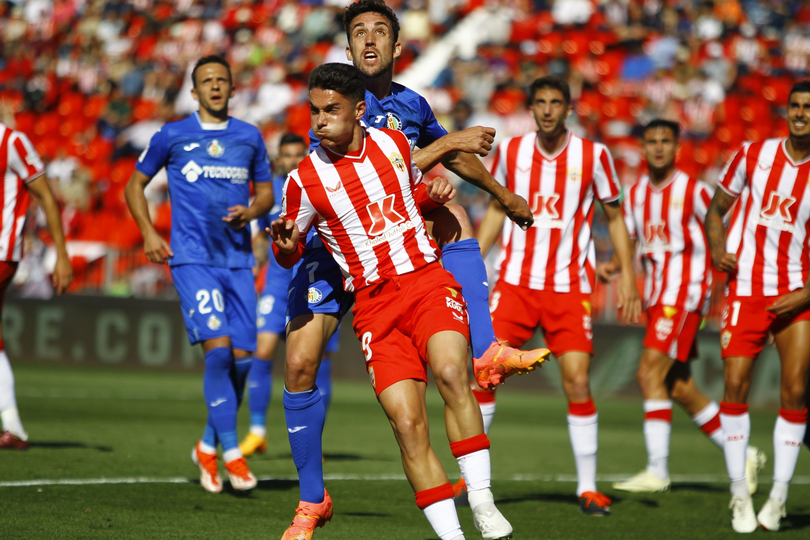 Las imágenes del triste descenso de la UDA ante el Getafe