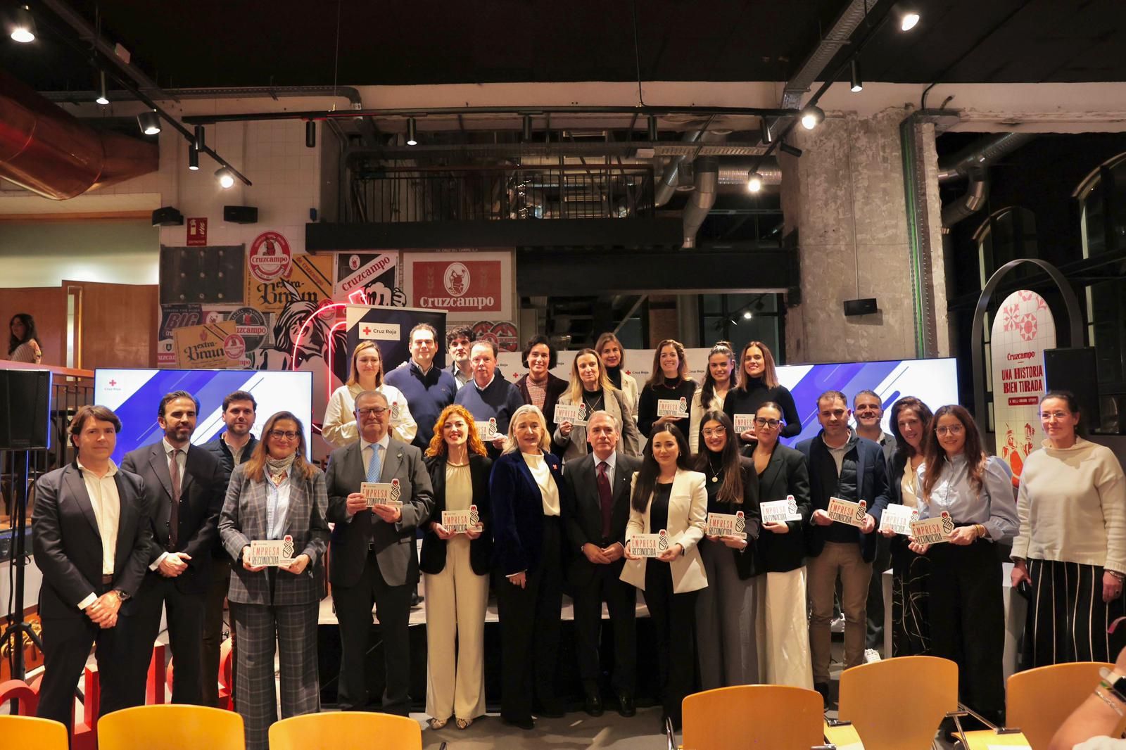 Las empresas que recibieron el reconocimiento de la Cruz Roja