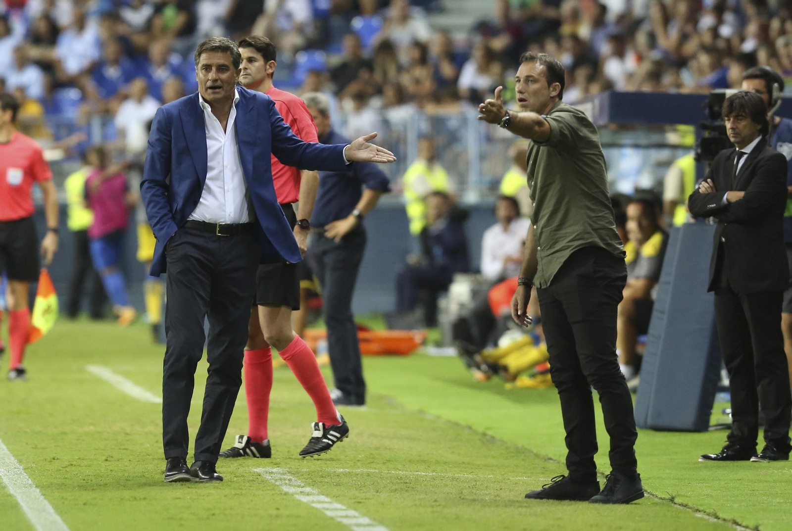 El Málaga CF-Las Palmas, en imágenes