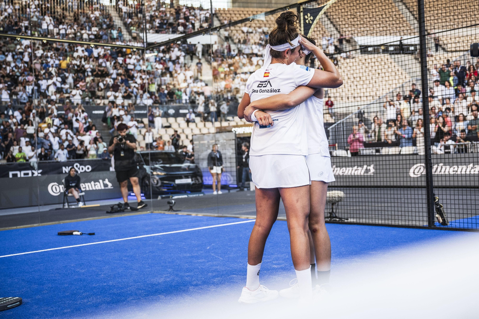 Las mejores imágenes de las semifinales de pádel en el Estadio de la Cartuja