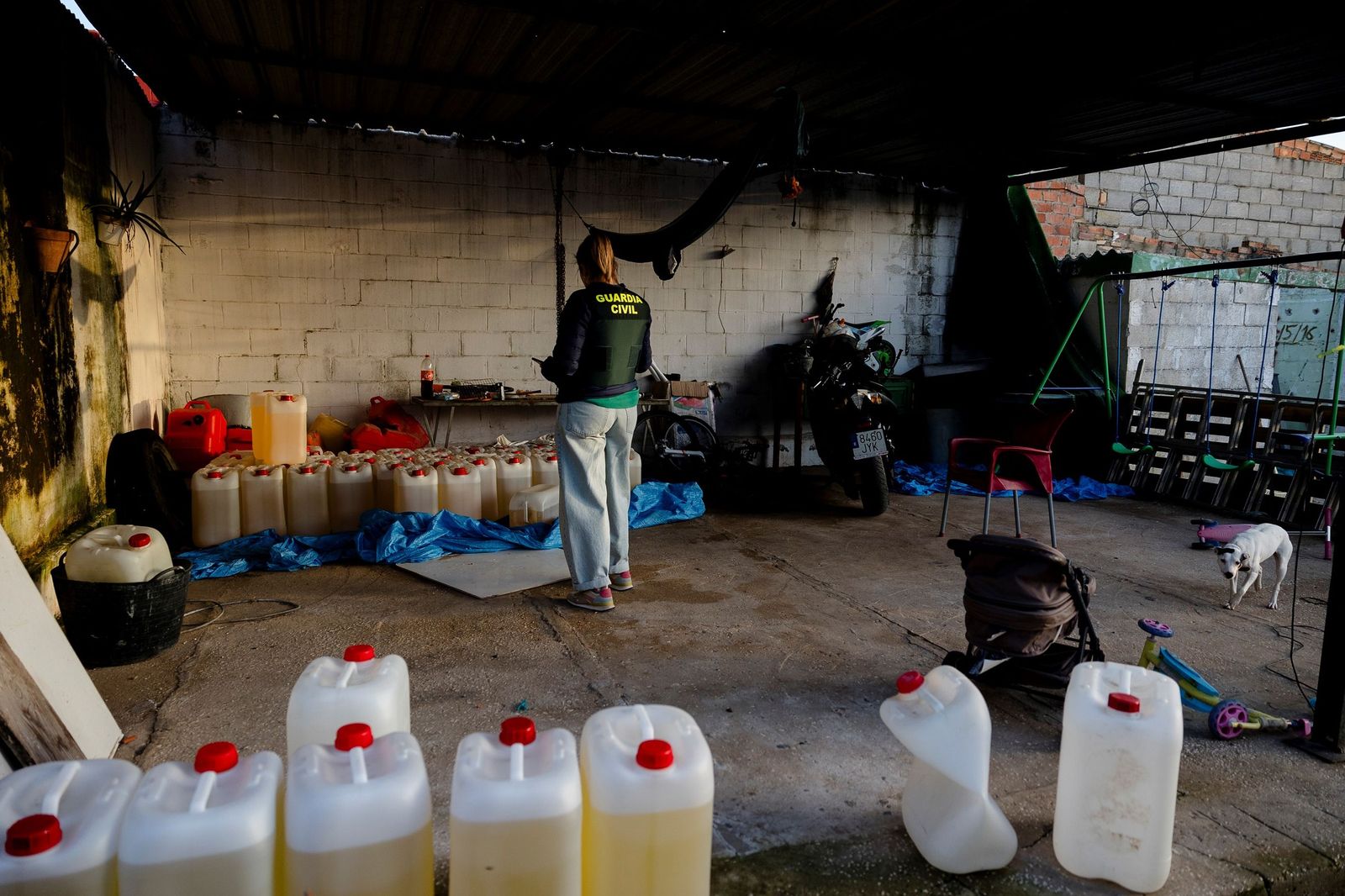Imagen de archivo de una operación de la Guardia Civil contra el petaqueo.