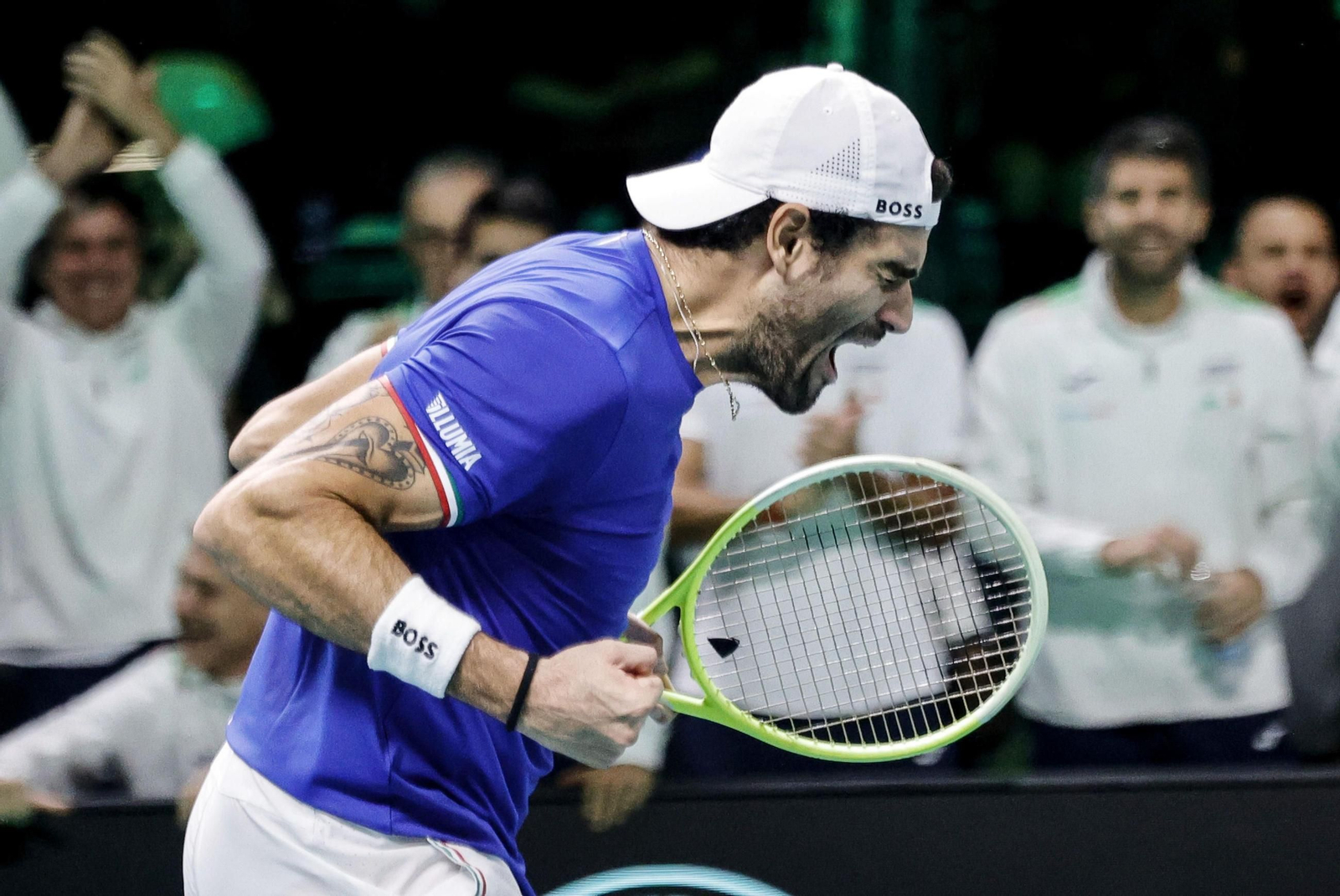 Las fotos de la final de la Copa Davis Italia-España