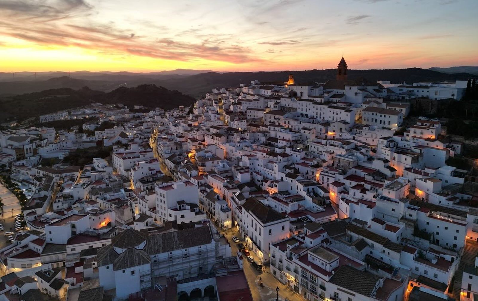 Vista panorámica de Alcalá de los Gazules