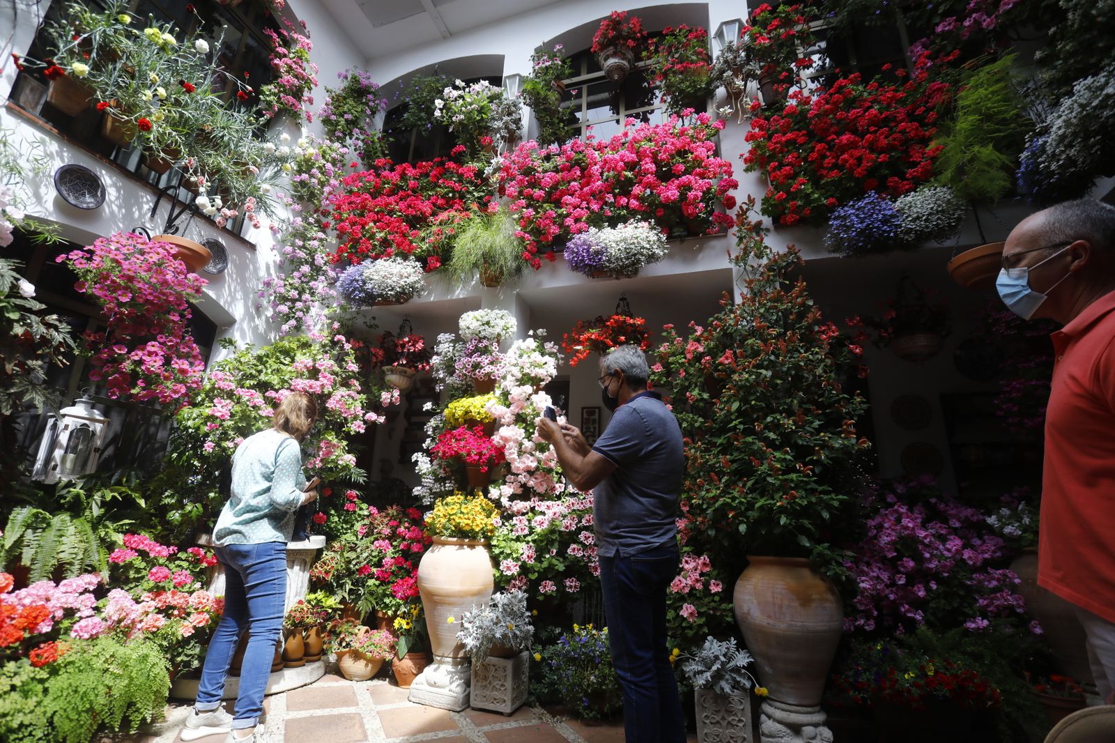 Fotografías: Sábado de colas y bulla en los Patios de Córdoba