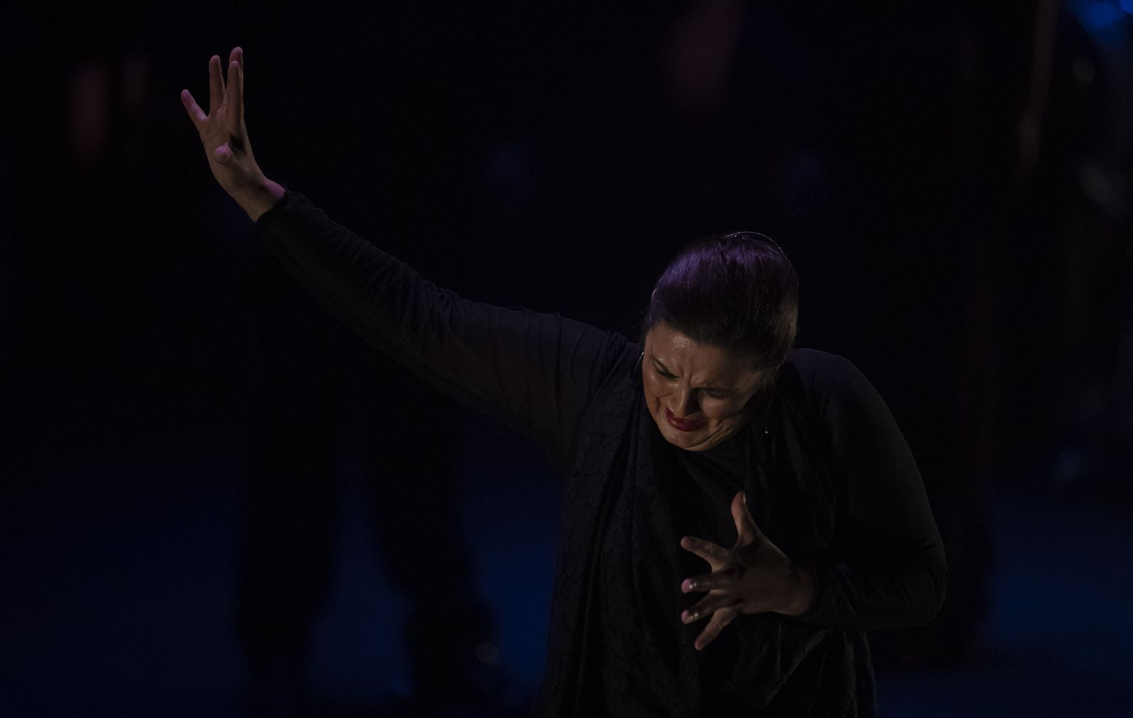 María del Mar Moreno en la Bienal de Flamenco de Sevilla
