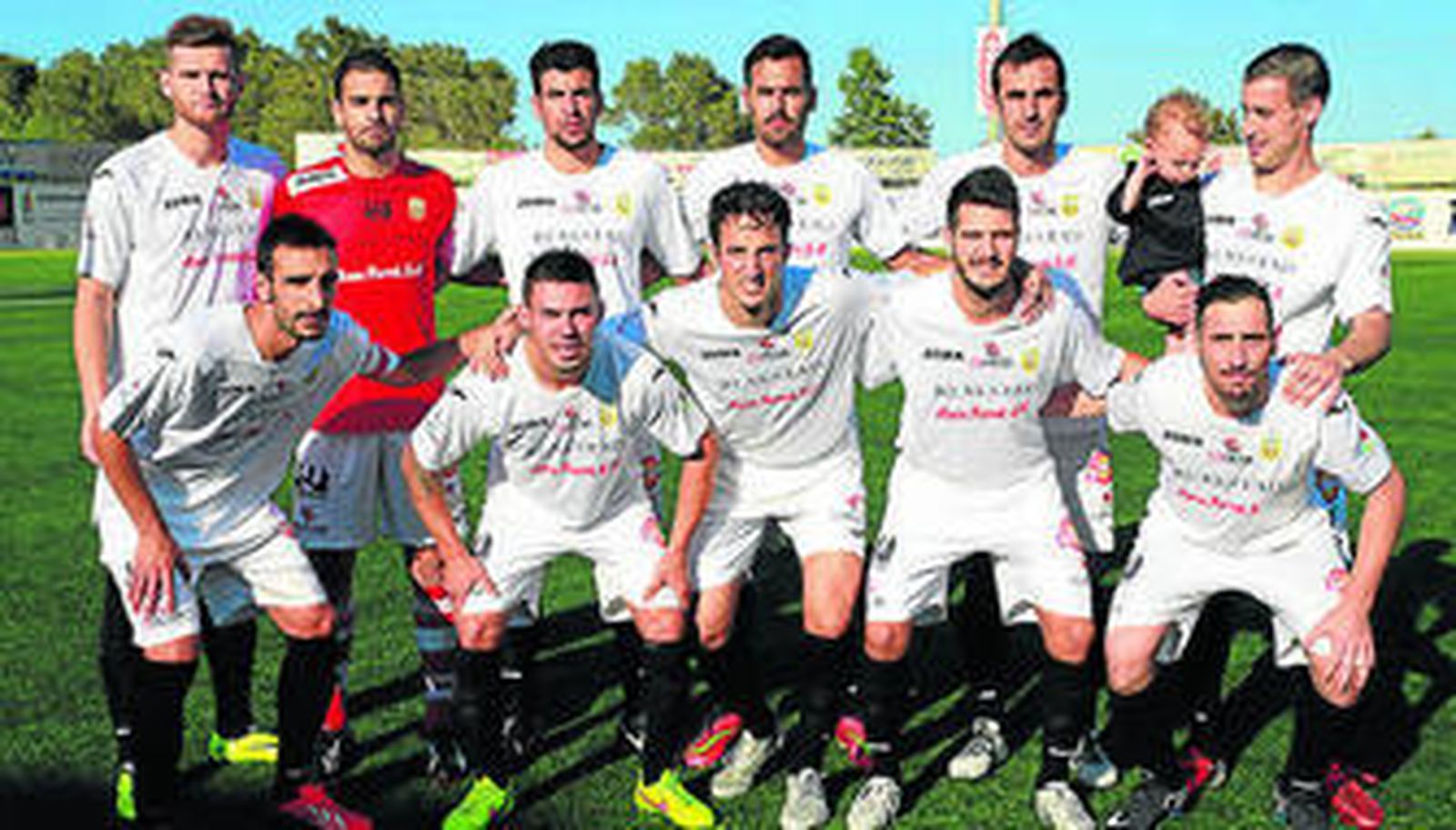 El once del partido ante el Racing B del pasado domingo.