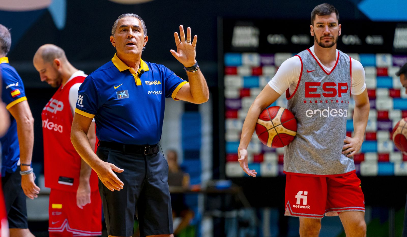 Fotos: Alberto Díaz, Brizuela y Barreiro ya entrenan con España