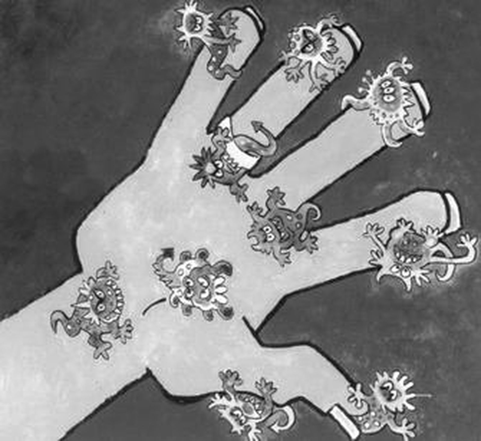 El agua y el jabón es el mejor método de desinfección.