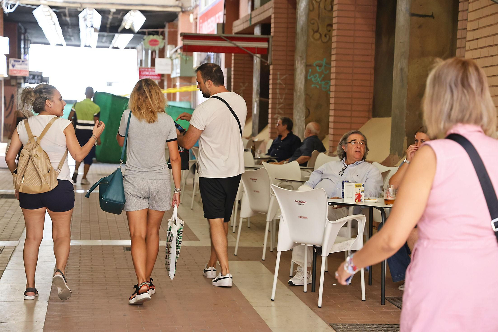 Pasaje Antonio Machado, punto de unión entre La Merced y el centro de la ciudad