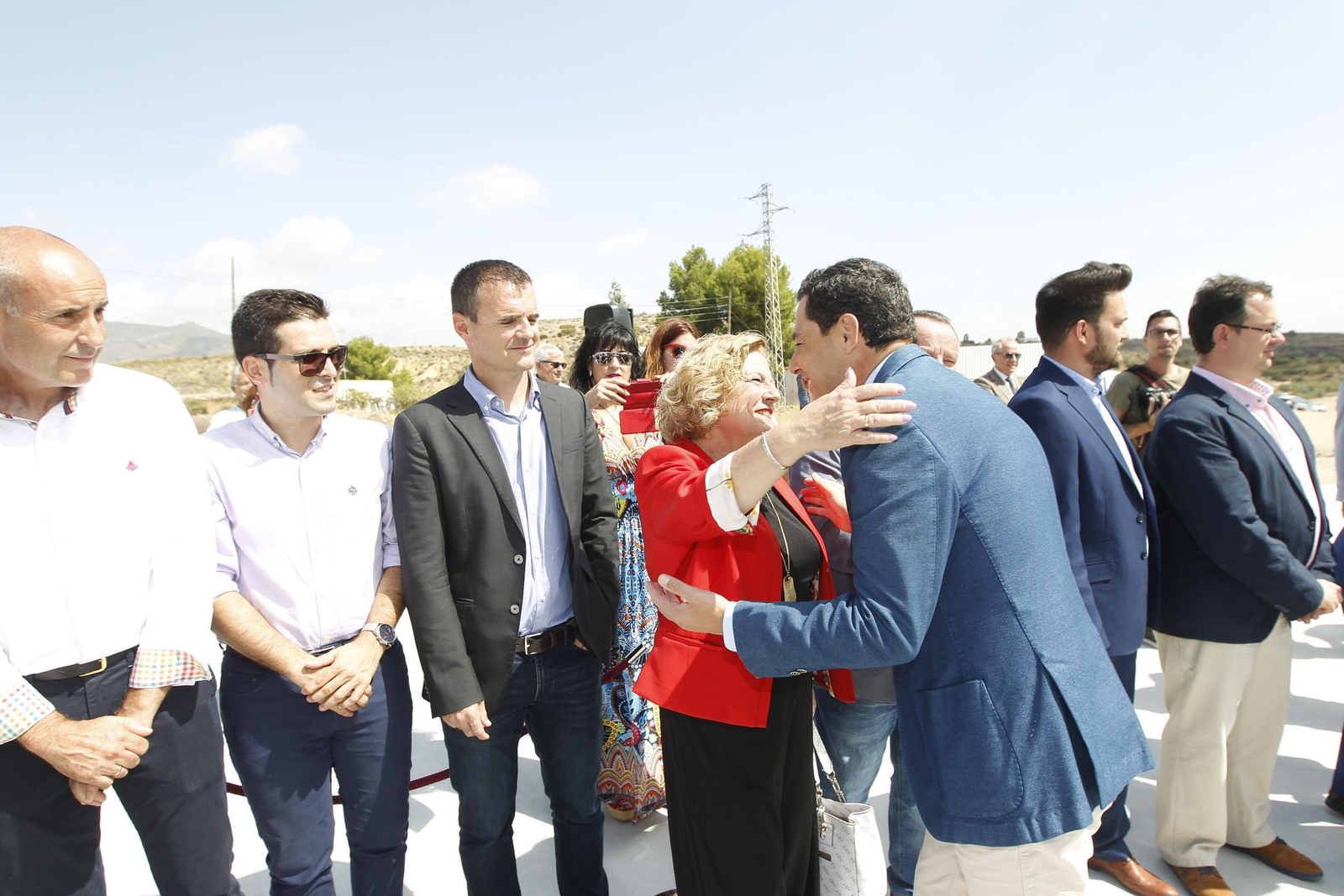 Inauguración escultura 'La Mujer del Almanzora'. Olula del Río