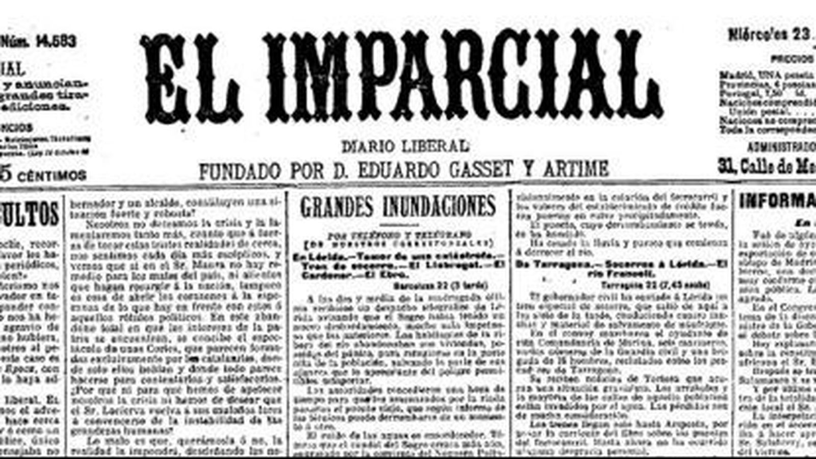 El Imparcial. 23 octubre 1897.
