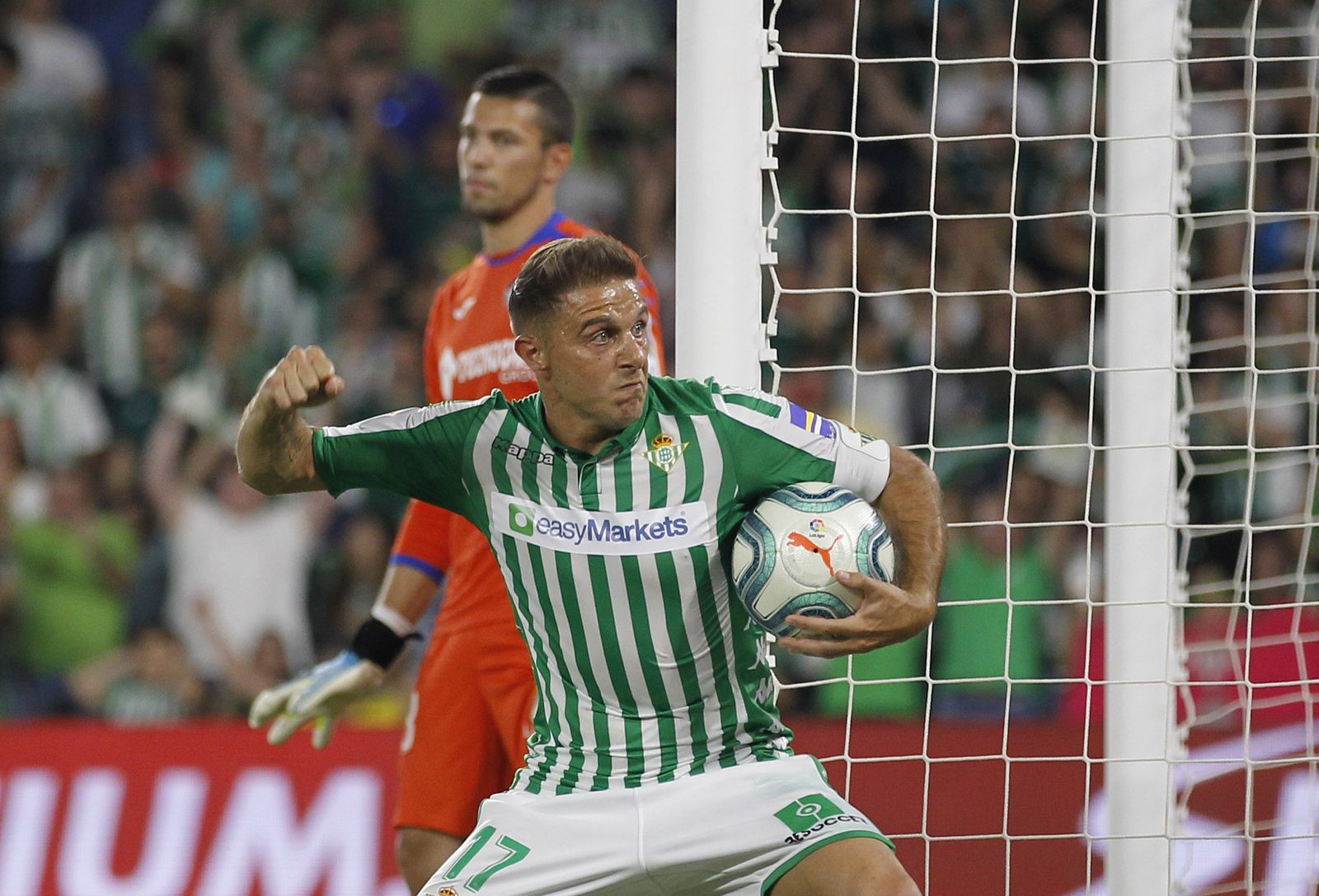 Joaquín celebra un gol.