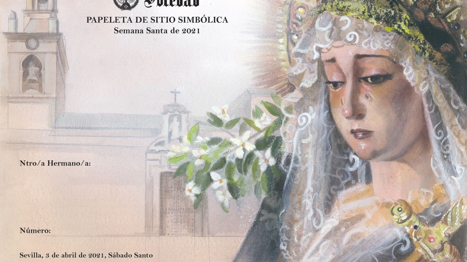 La papeleta editada por la Soledad.