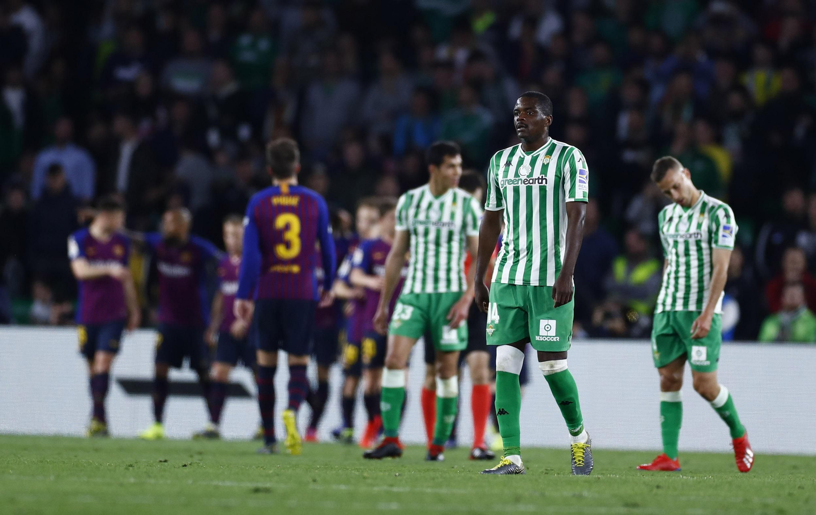 El Betis-Barcelona, en imágenes