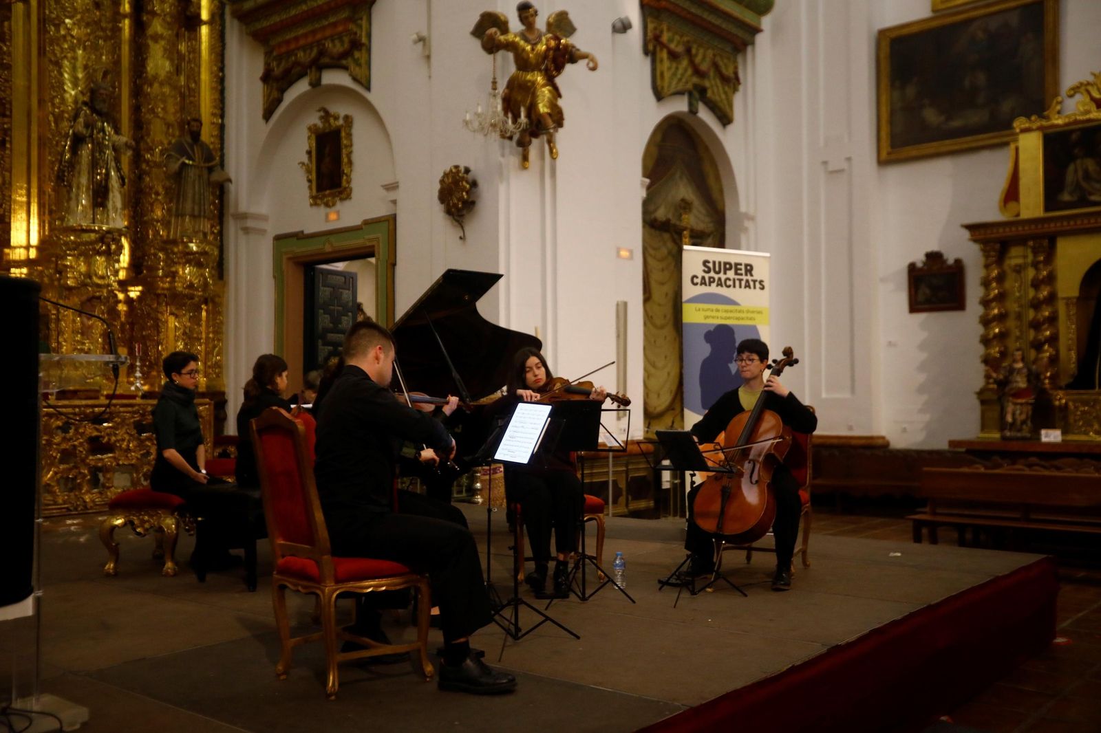 El concierto Supercapacidades 2.0 del ciclo 'Navidad en el Palacio de la Merced, en imágenes