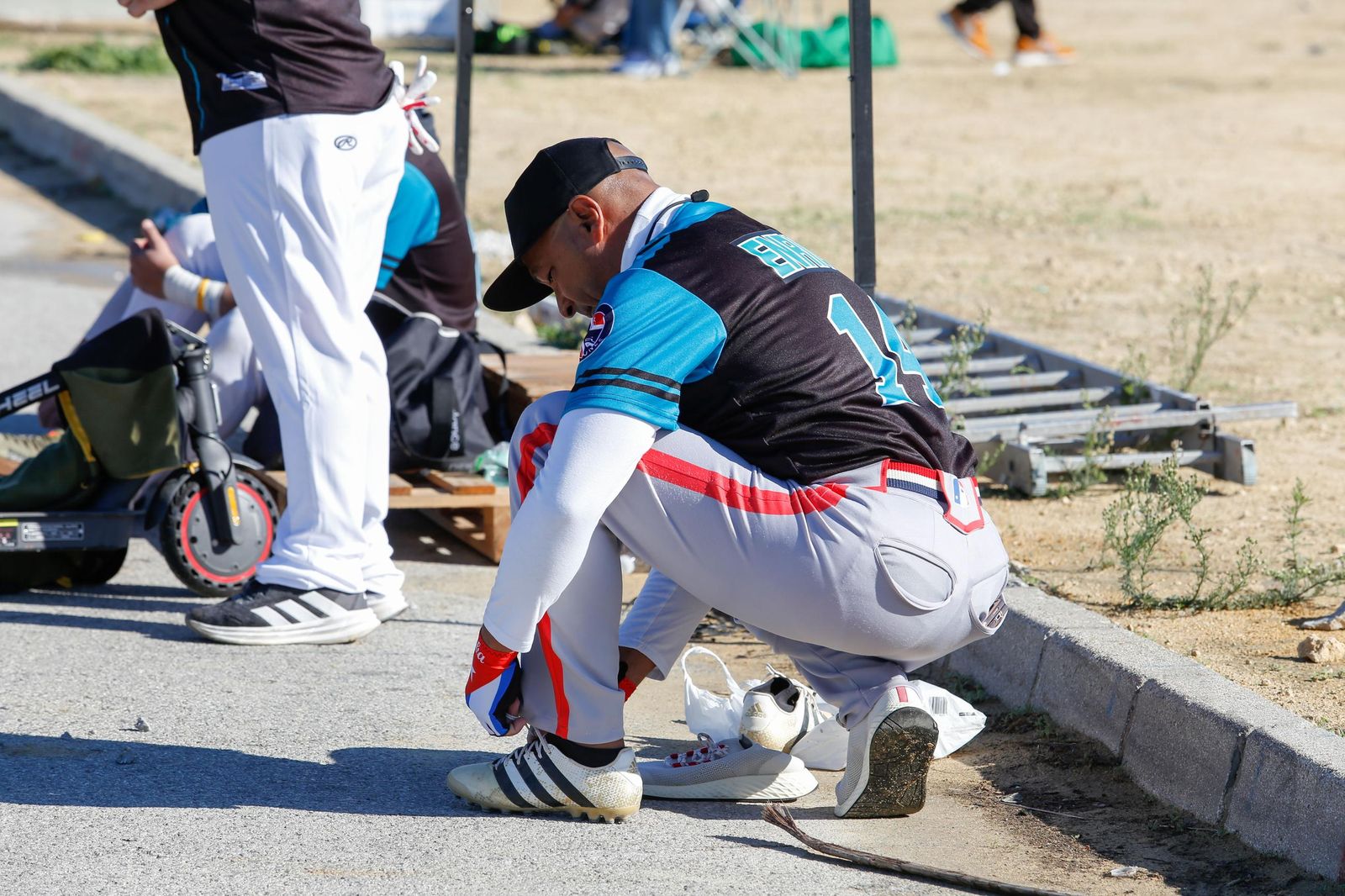 Las fotos del equipo de béisbol Los Ángeles de La Línea