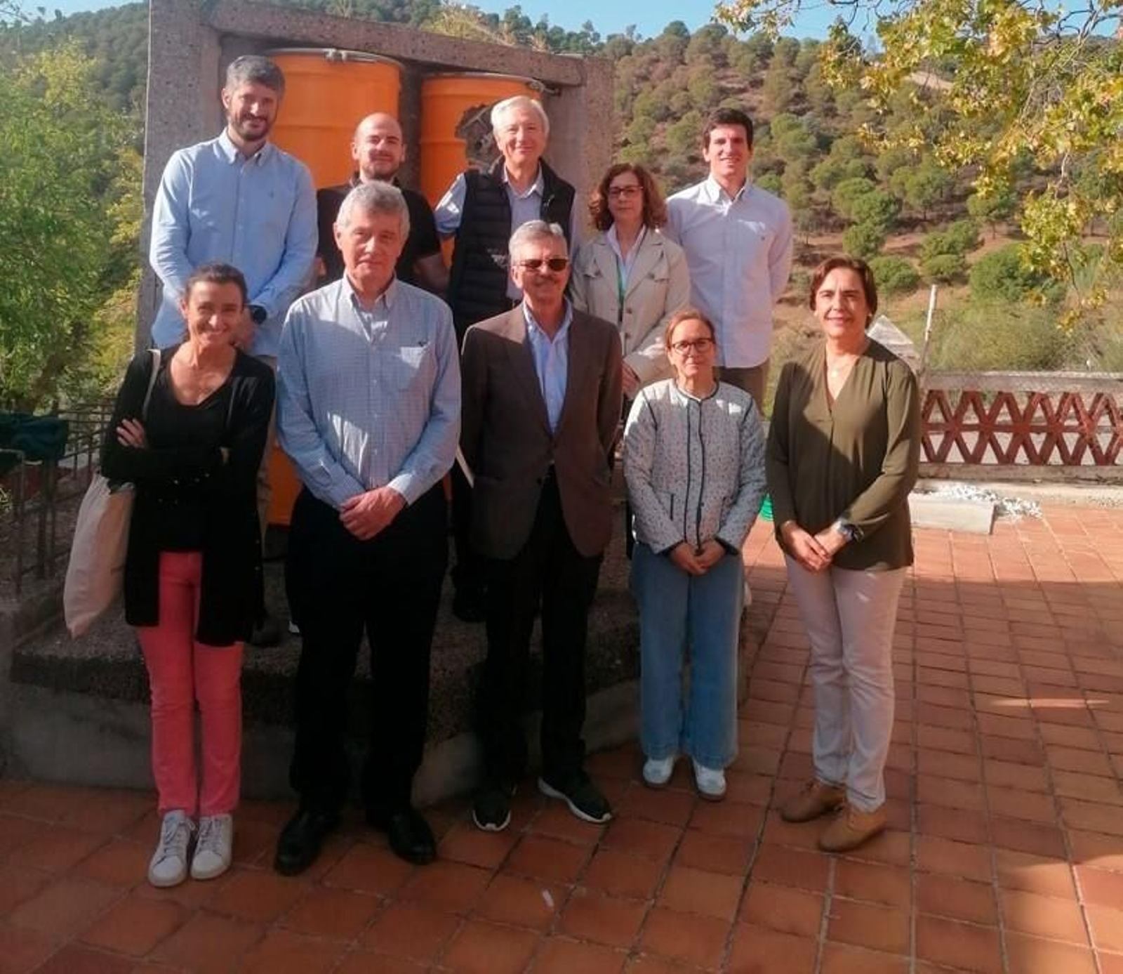 Visita del subdirector general de Energía Nuclear a El Cabril.