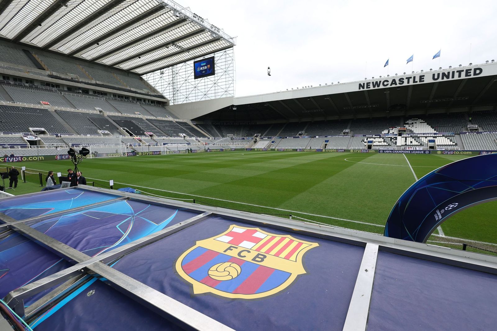Las fotos del Newcastle-Barcelona