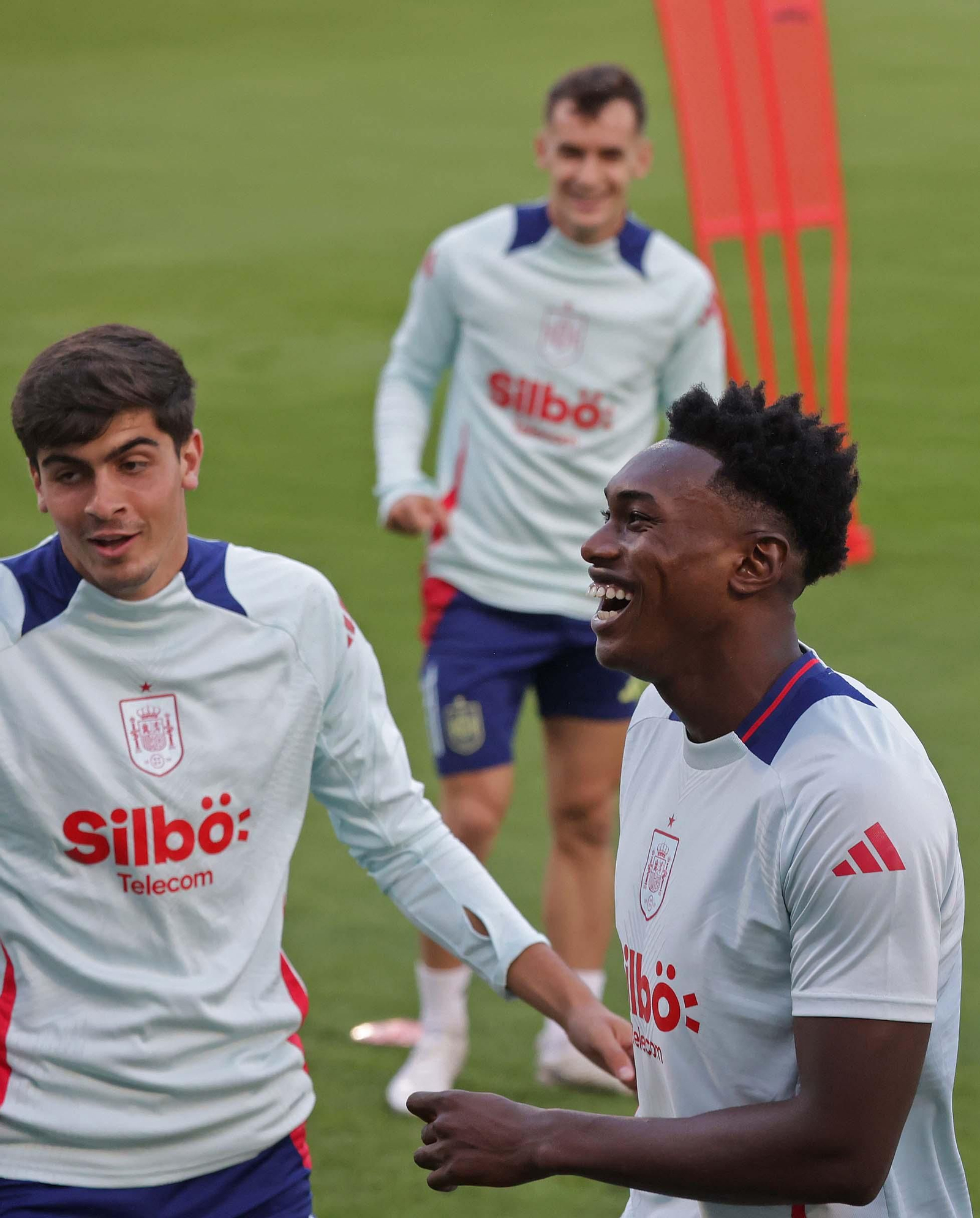 Fotos del entrenamiento de la selección española sub-21 en La Línea