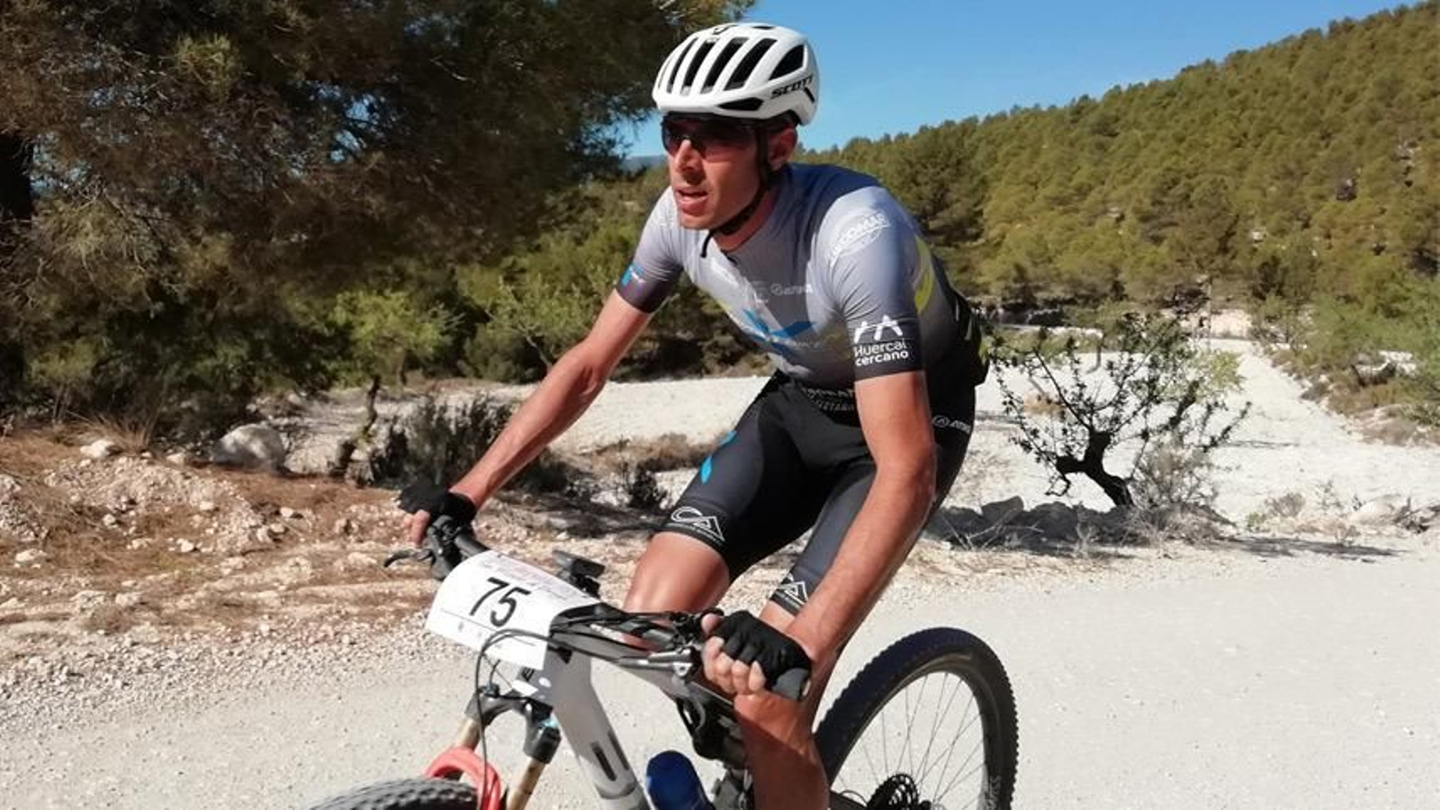 Juan José Meca a su paso por uno de los tramos del circuito.