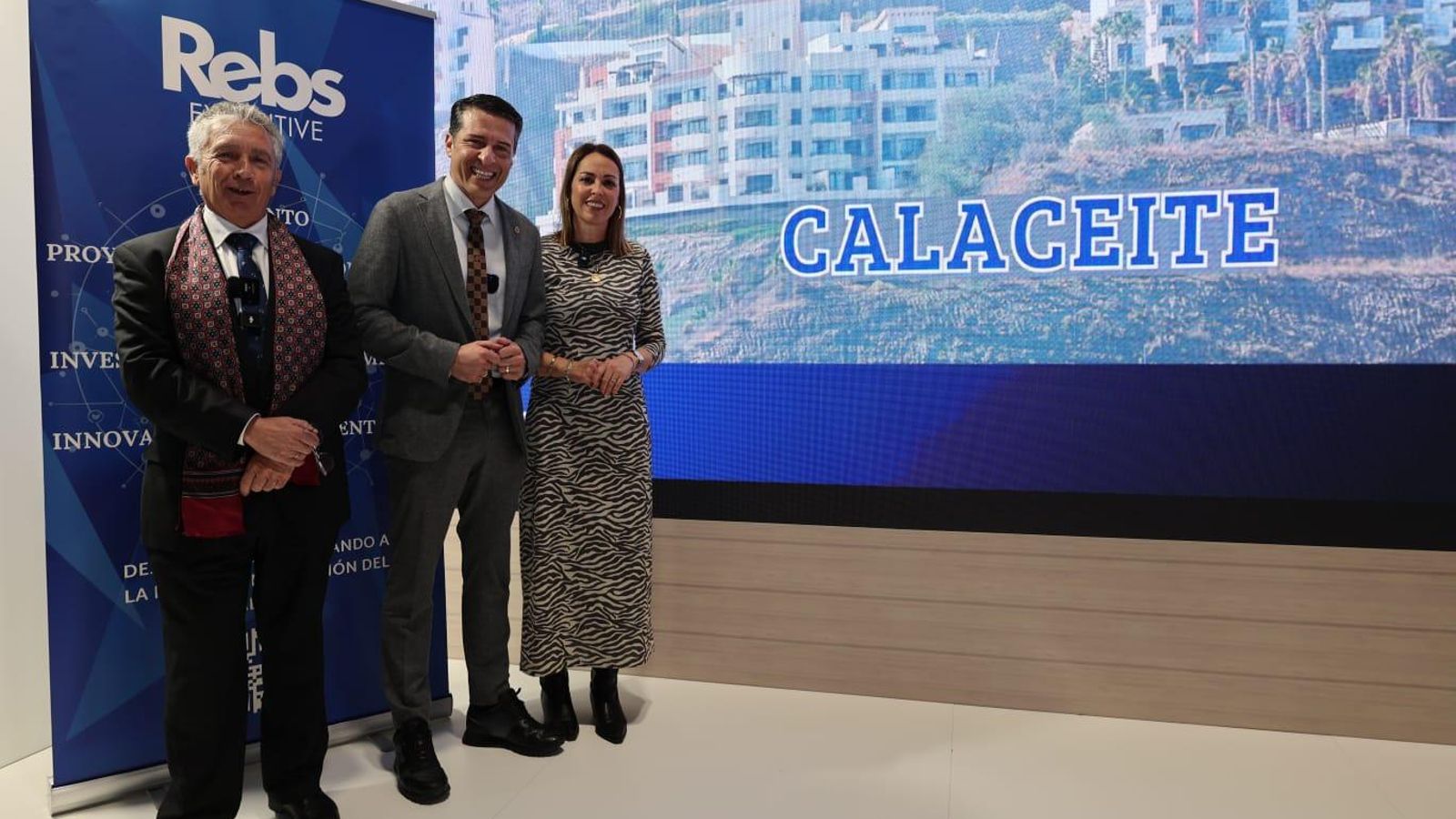 José Antonio Pérez, Óscar Medina y la concejala Paula Moreno