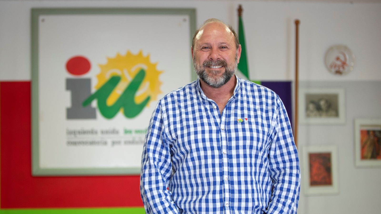 Gonzalo Alías, coordinador local de IU.