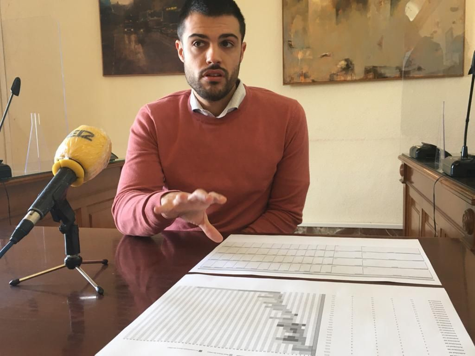 El concejal de Economía y Hacienda del Ayuntamiento de Valverde, Carlos Vélez.