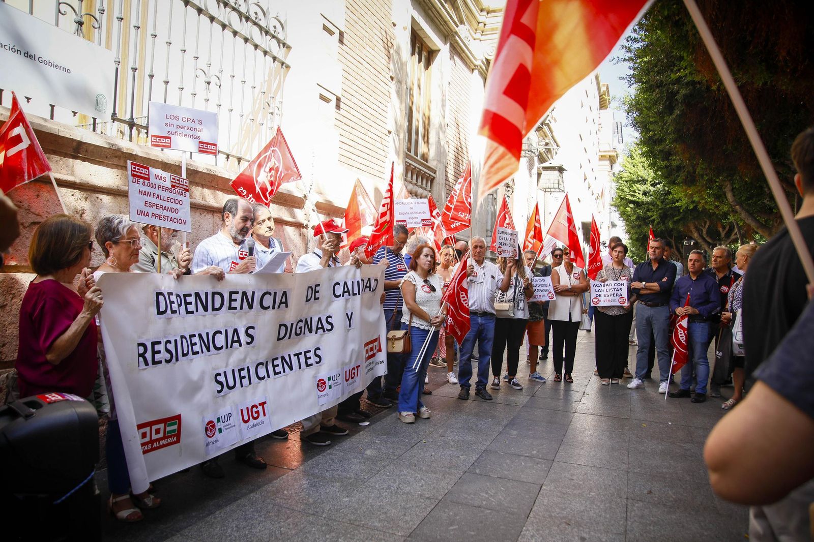 Las imágenes de la manifestación por la "Ley de dependencia"