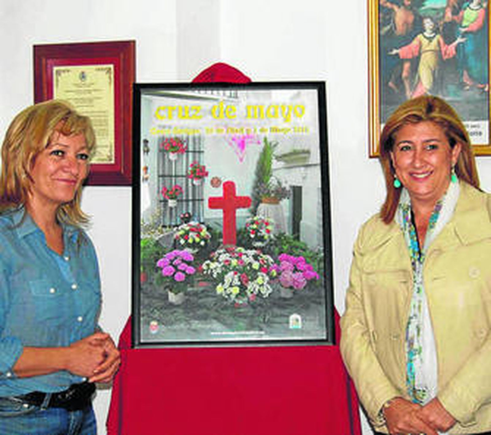 Presentación del cartel de las Cruces de Mayo 2011.